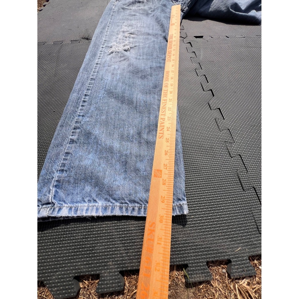 Levi's‎ 550 Relaxed Fit Light Wash Distressed Jeans - Picture 7 of 10